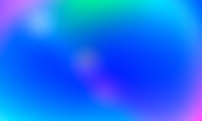 Abstract blurred background image of blue, green, pink colors gradient used as an illustration. Designing posters or advertisements.