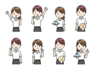 職業別人物イラスト70　Clip art of person by occupation
