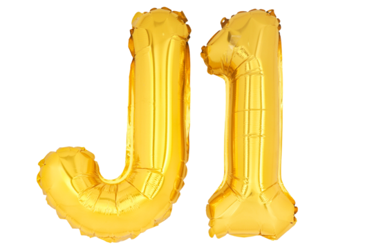 Golden word and number J1 isolate no white background.png