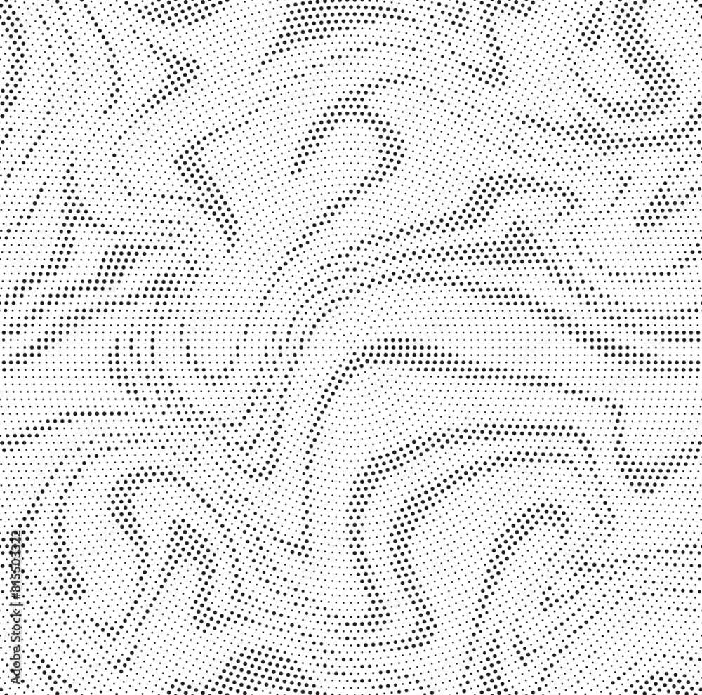 Poster abstract black and white psychedelic seamless marble pattern with hallucination swirls. vector liqui