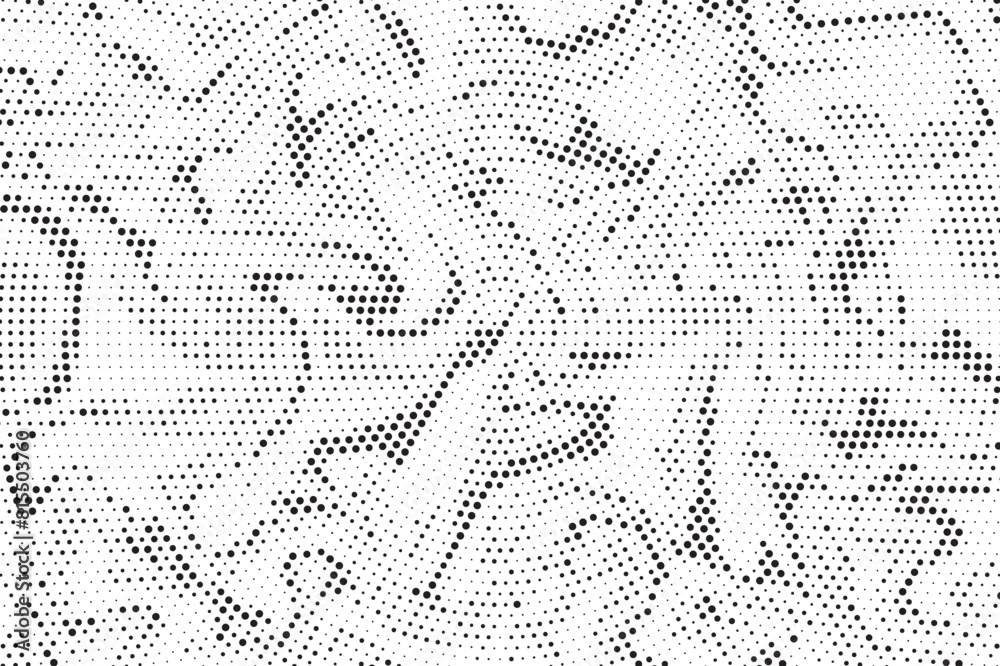Poster abstract black and white psychedelic seamless marble pattern with hallucination swirls. vector liqui