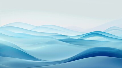 Abstract background with dynamic flowing waves