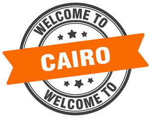 Welcome to Cairo stamp. Cairo round sign