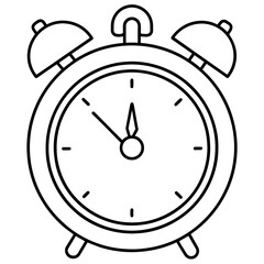 alarm clock vector illustration