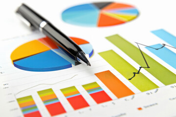 stock market analyzing graph