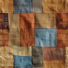 Colorful canvas tile pattern