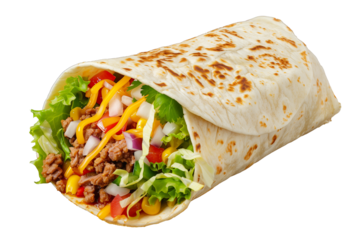 burrito isolated transparent background