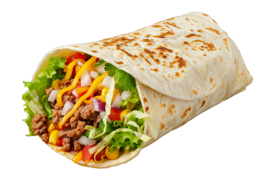 burrito isolated transparent background