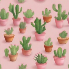 Cactuses in a pot