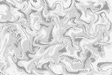 Abstract black and white psychedelic seamless marble pattern with hallucination swirls. Vector liquid monochrome acrylic texture. Flow art. Tie dye simple artistic effect.	