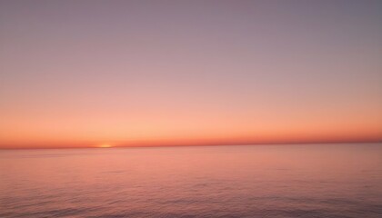 A sunset over the ocean with gradients of apricot upscaled_7