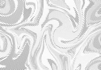 Abstract black and white psychedelic seamless marble pattern with hallucination swirls. Vector liquid monochrome acrylic texture. Flow art. Tie dye simple artistic effect.	
