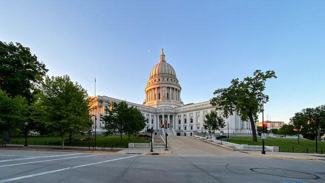Wisconsin State Capitol Building at Sunrise
