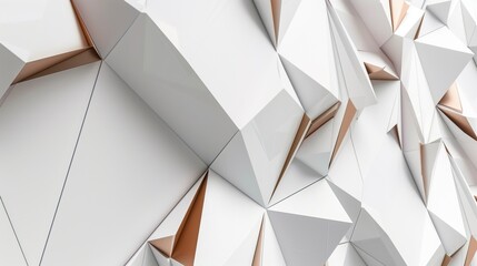 abstract geometric background, white and brown