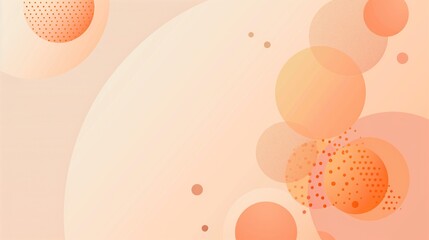 background of the webinar banner, pastel orange light colors, geometric pattern, computer graphics © HALK