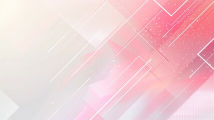 white background, light pink and light red, rhombus cyber feel