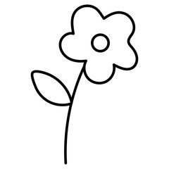 Flower Doodle Line