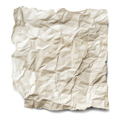 Obraz premium Used printer paper with visible wear on transparent background