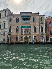Obraz premium Facades in Gran Canal, Venice