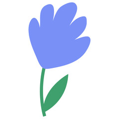 Fototapeta premium Simple Retro Flower