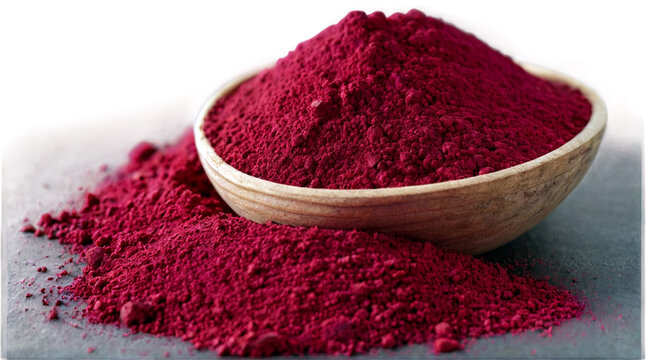 high resolution photo of beetroot powder