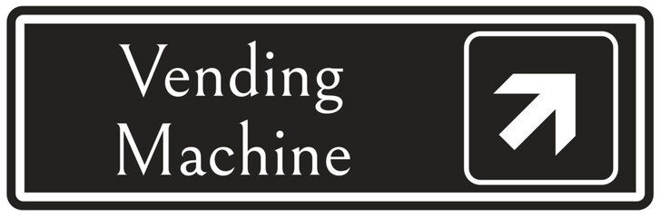 Vending machine sign