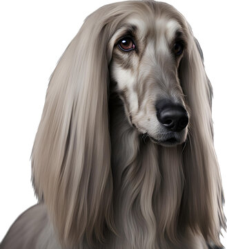 recommend clip art: Afghan Hound Transparente Background PNG