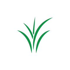 Grass logo vector template element and symbol