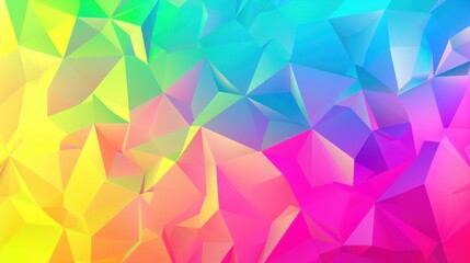 gradient colored triangle abstract background. Multicolor geometric triangle wallpaper,