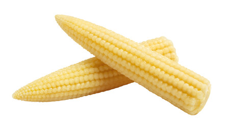 Delicious baby corn cut out