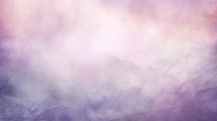 Obraz premium A Dreamy Digital Artwork of Mist-Enshrouded Mountains under a Pastel Sky