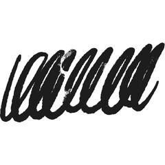 Charcoal bold scribble