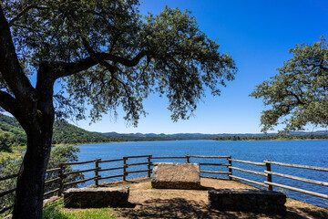 Retortillo reservoir, Sierra de Hornachuelos Natural Park, province of Córdoba, Andalusia, Spain