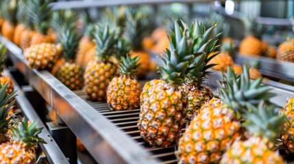 The pineapple processing industry plays a vital role in transforming raw pineapples into various products.