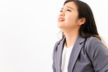 Fototapeta premium ビジネススーツを着ている若い女性 ビジネスイメージ