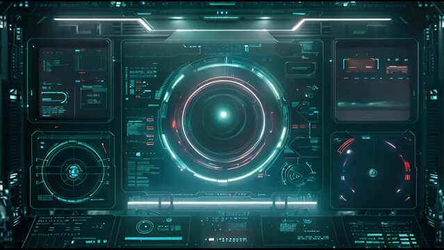 The template includes a PNG Alpha. HUD interface frame viewfinder. HUD channel with code text. Template for your video.