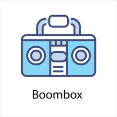 Boombox Vector icon
