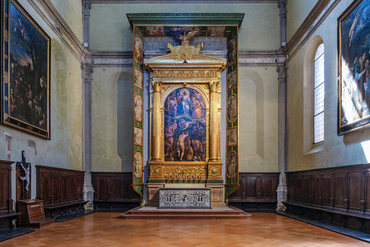 Ferrara, interno chiesa San Cristoforo alla Certosa