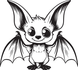 Vector Draw, Cute Gargoyle, illustration