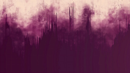Abstract purple dark sound wave background with smoke effect background banner