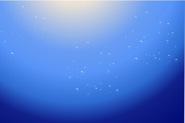 Naklejka premium Fresh Water background of bright glowing blue 