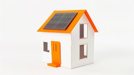 House with solar panels