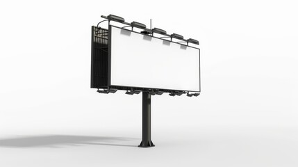 Obraz premium blank billboard (empty advertisement) Empty mockup template