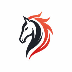 horse head vector