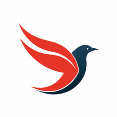 Bird logo vector art illustration design