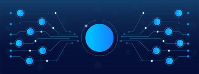 Digital growth graph chart on technology blue background. Chart, diagram, research, audit, planning, statistics, management, infographic, data analysis, Financial literacy. Stock market