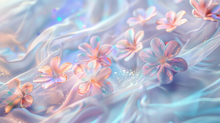 Fototapeta premium Elegant beautiful delicate soft background with flowers