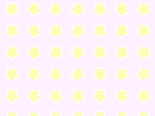 4:3 アニメ風かわいいスターパターン♪