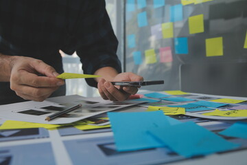 ux Graphic designer creative sketch planning application process development prototype wireframe...