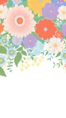 background with flowers, pattern with flowers, abstract floral background